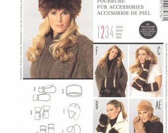 Imitation Leather Accessories Pattern  | Burda Style 7476