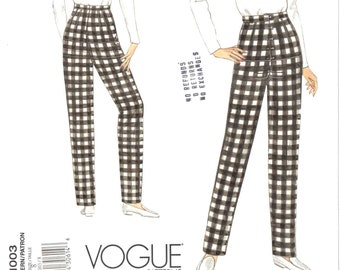 Tapered Pants Fitting Shell  | Vogue 1003 Size 8 Hip 33.5 Waist 24" uncut