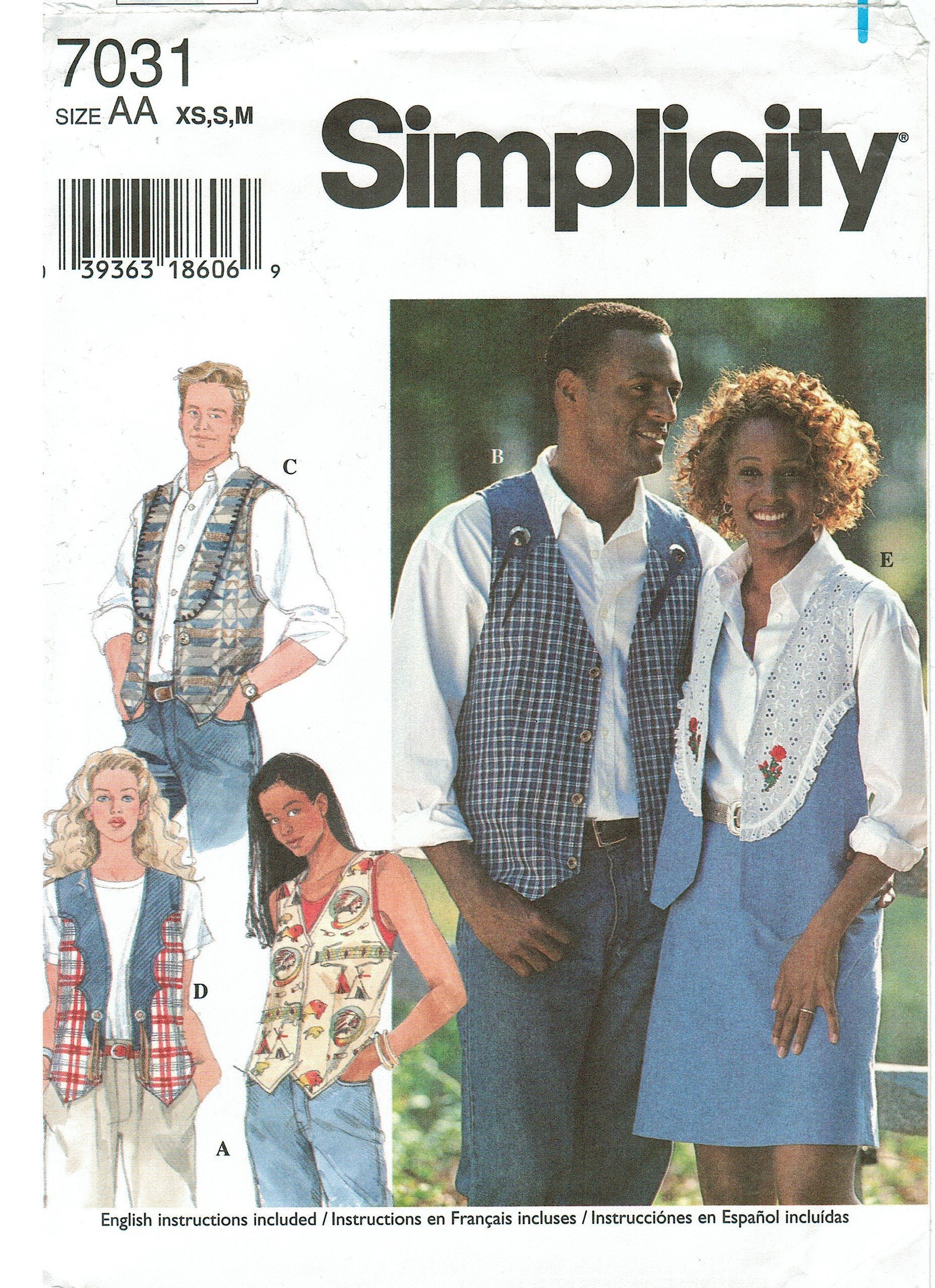 S8013 | Simplicity Sewing Pattern Misses' Vintage 1970s