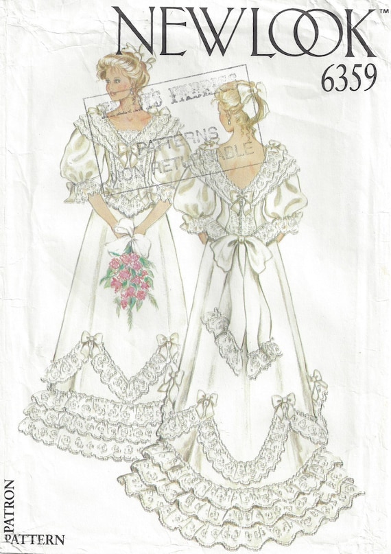 edwardian wedding dress patterns