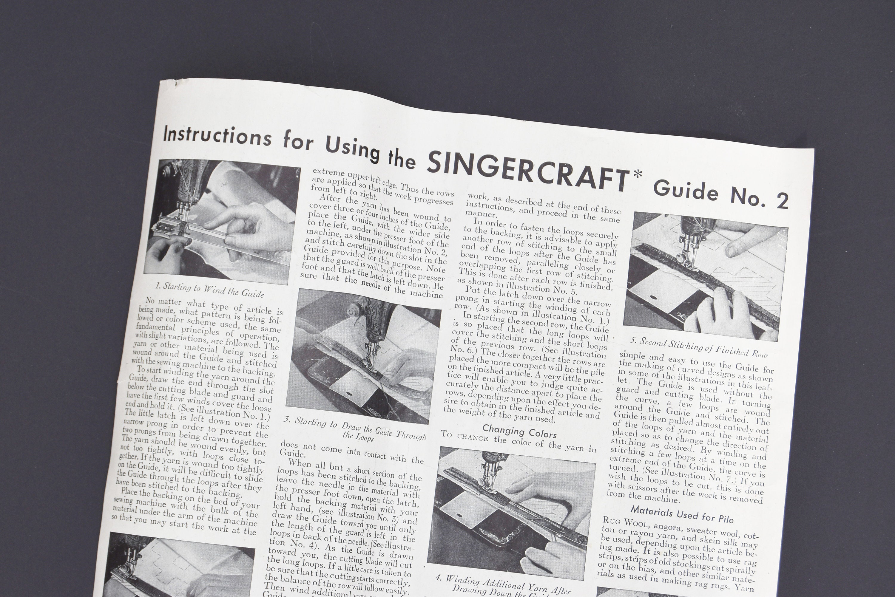 Singercraft Rug Singer Singercraft Rug Guide 120987 Simanco With Blade | in Box With ...
