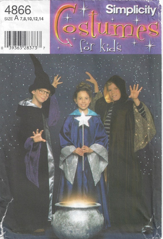 Kids Wizard Harry Potter Costume Hooded Robe Tall Hat Etsy