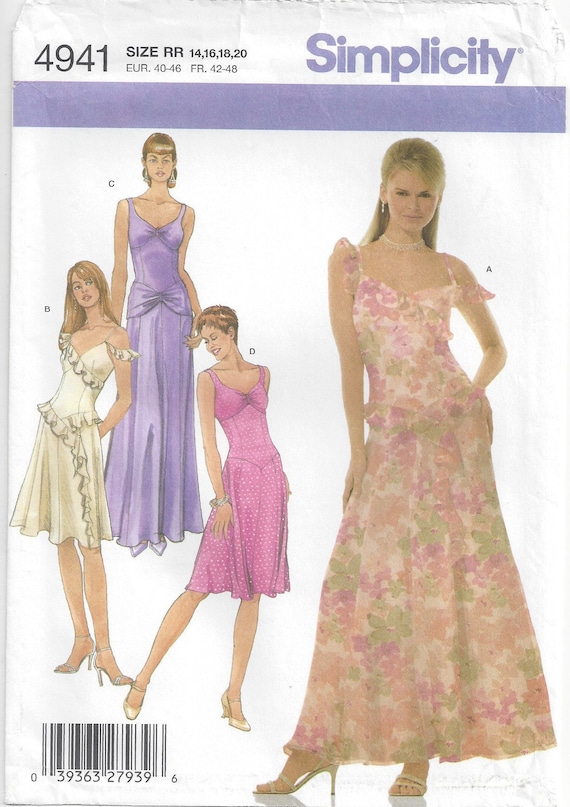 drop waist evening dress