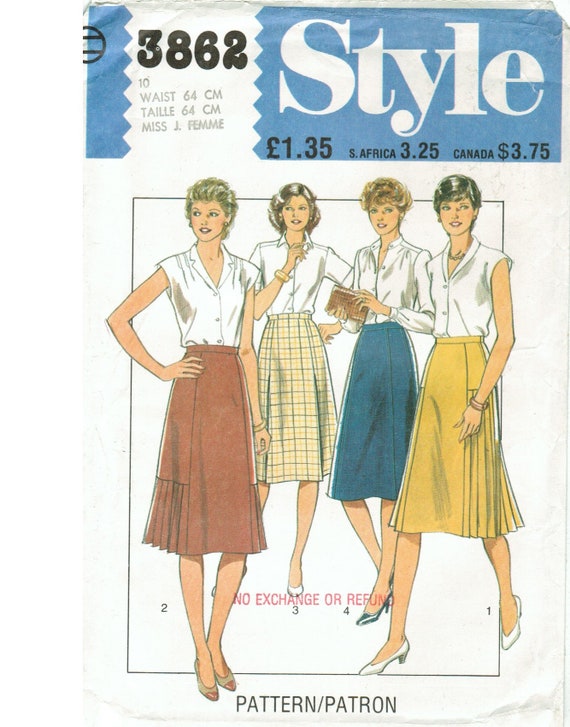 Pleated skirt 80s shop style