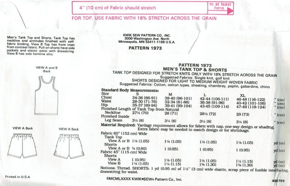 90s Mens Tank Top & Short Shorts | Hemline Slits, Elastic