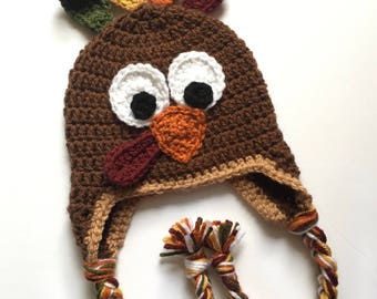 Crochet Turkey Hat