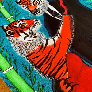 Poster Salsa-Dancing Tigers in Bamboo Forest Romance and image 6
