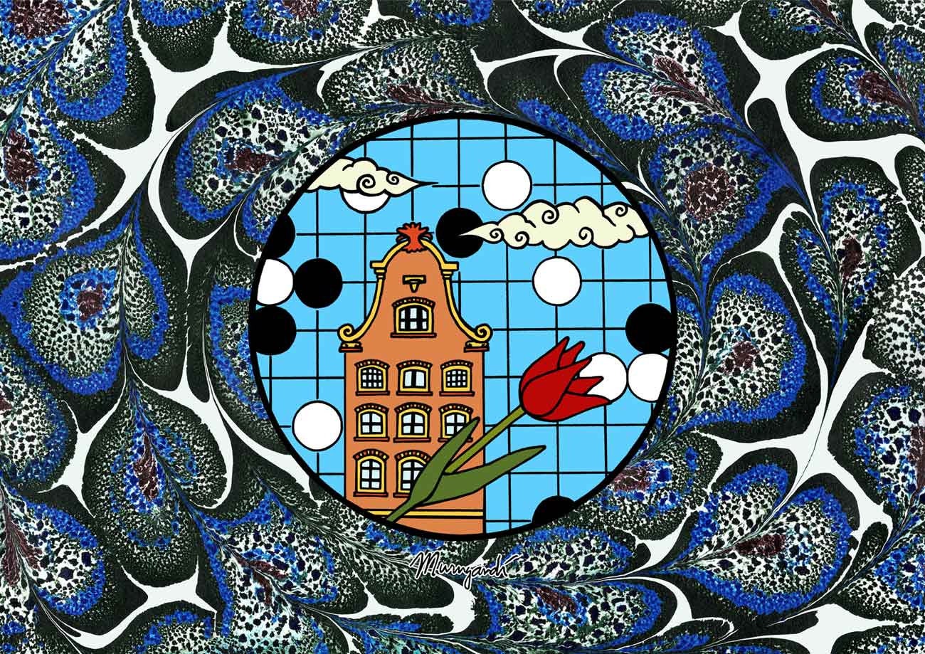 Amsterdam Art Print / Poster Baduk Weiqi Go Game in sizes | Etsy