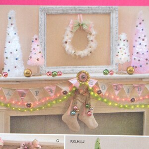Simplicity Christmas Craft Pattern 1555 - Christmas Crafts