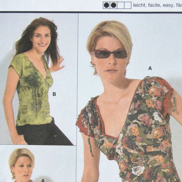 Burda Sewing Pattern 8361 Shirts Size 6-8-10-12-14-16-18