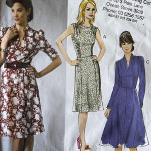 Butterick Sewing Pattern 5951 Women&#39;s Dress 3 styles Pattern Size 8-16 Uncut FF