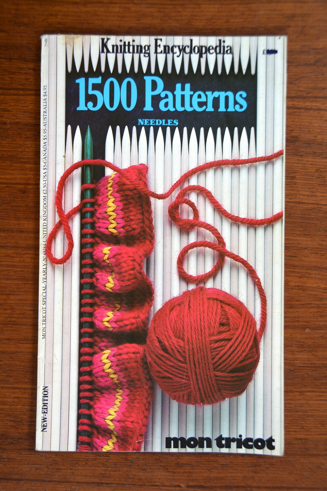 Mon Tricot Knitting Dictionary Knitting Encyclopedia 1500 Etsy