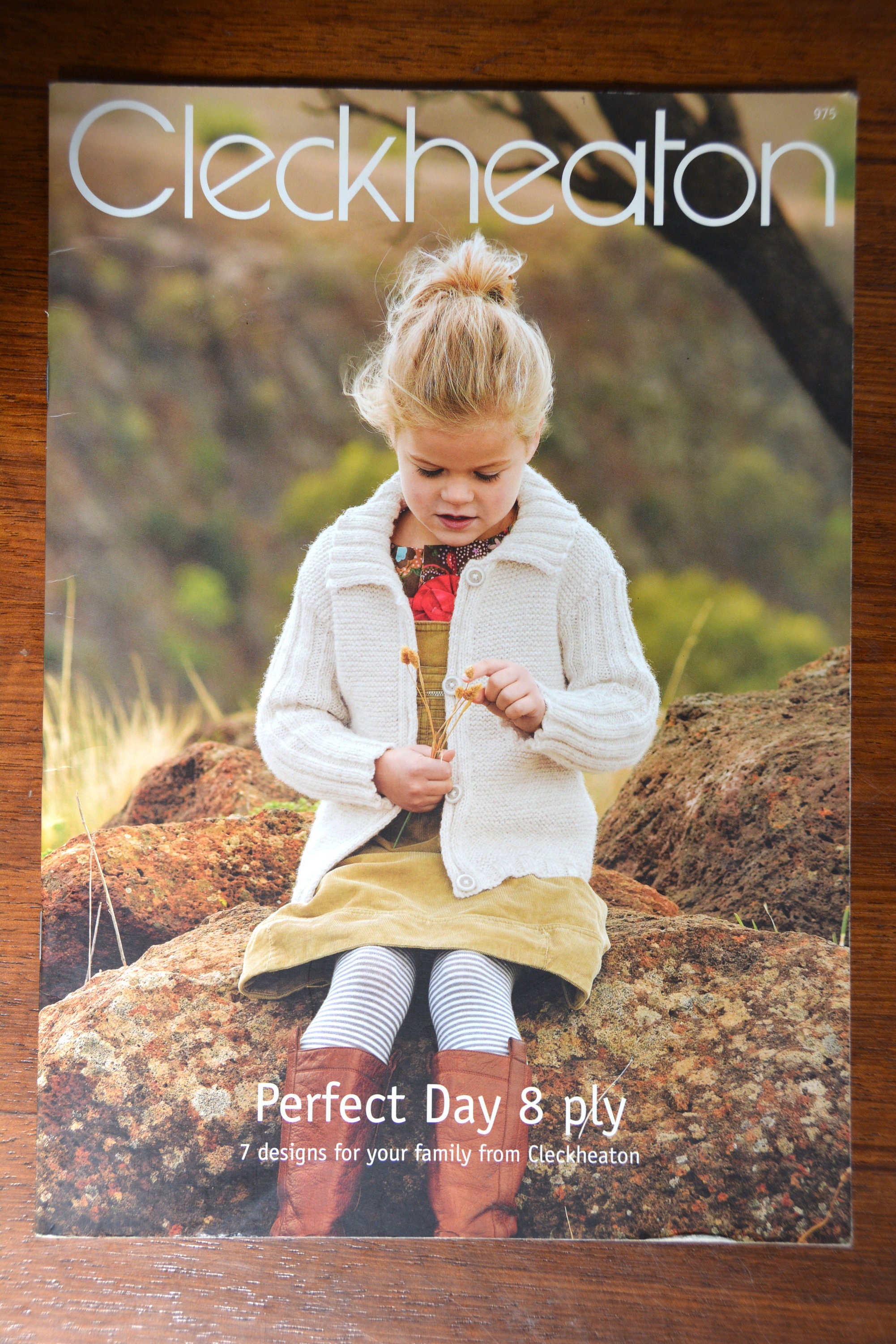 Cleckheaton Knitting Pattern Book 975 Perfect Day 8 Ply 7 Etsy Australia