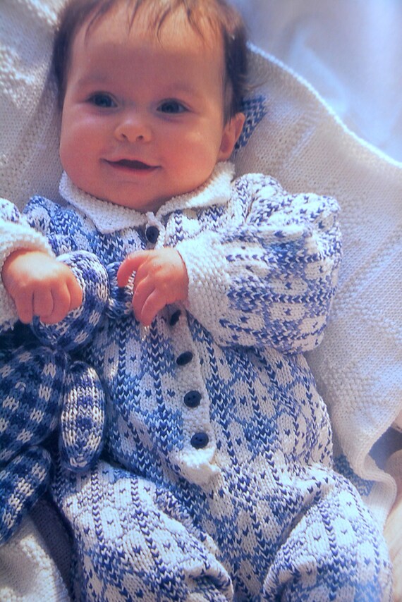 vintage 1988 knitting patterns Debbie Bliss baby knits 32 designs for 0