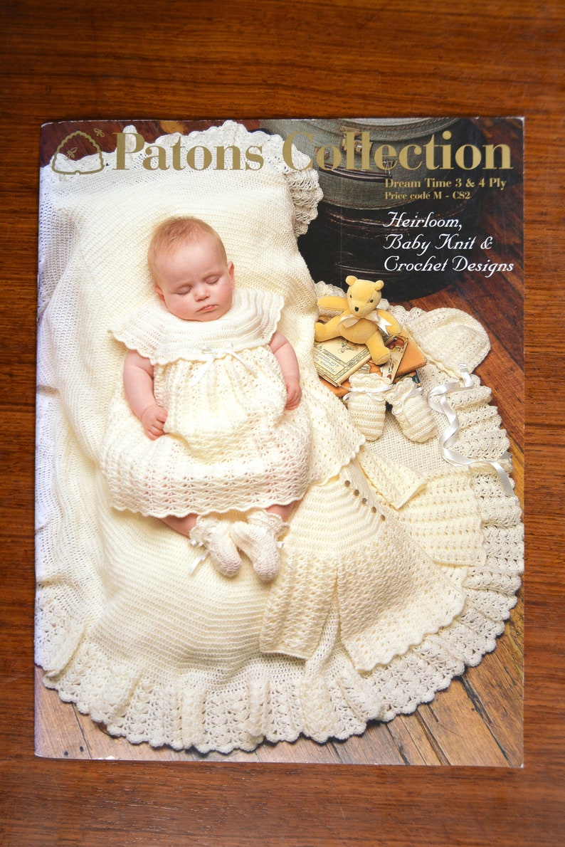 Patons Collection Knitting Book CS2 Heirloom Baby Knit and Etsy