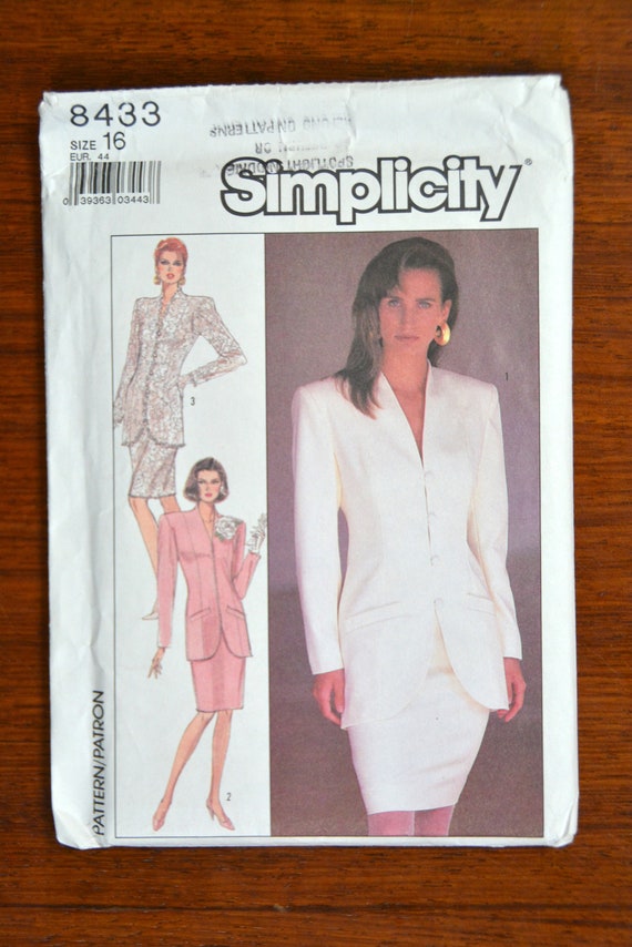 Simplicity 3715 Sewing Pattern, Dress and Jacket, Size 12, Neatly Cut, –  Patterns Central