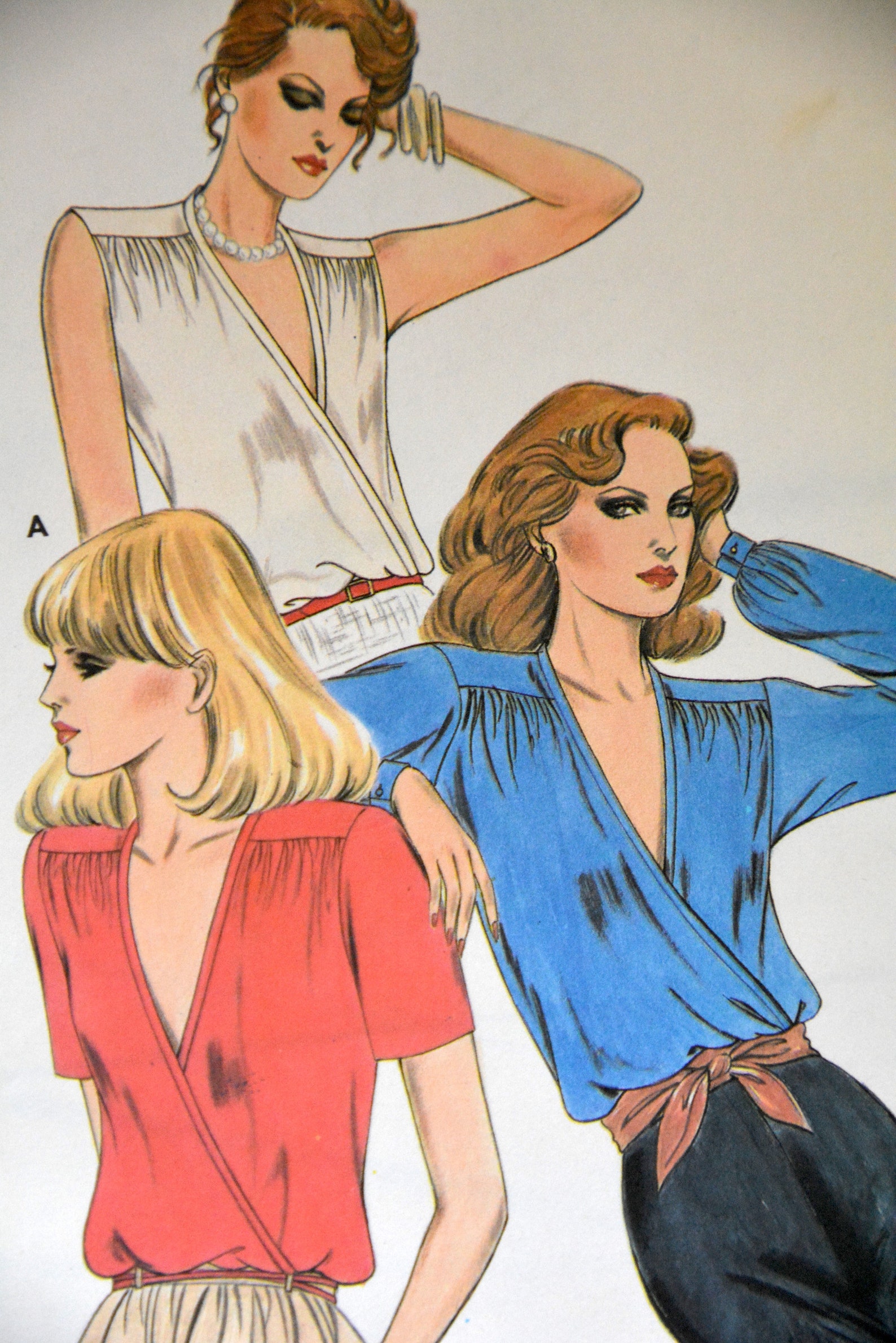 Vintage Butterick Sewing Pattern 6887 Blouse Size 14 Bust 92cm - Etsy