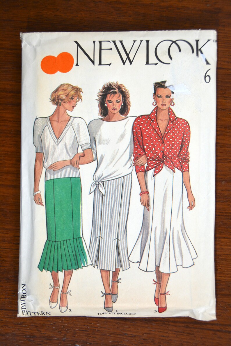 New Look Sewing Pattern 6616 Skirts Size 8-10-12-14-16-18 | Etsy