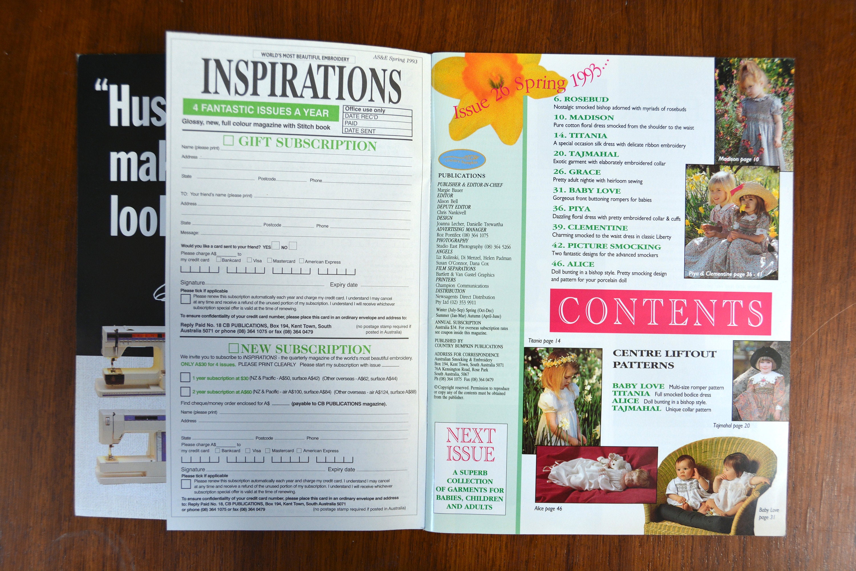 Australian Smocking and Embroidery Issue No. 26 Spring 1993 - Etsy