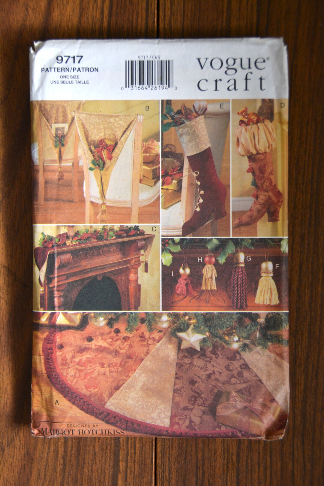 1997 Vogue Craft Sewing Pattern 9717 Holiday Home Christmas Accents - Etsy