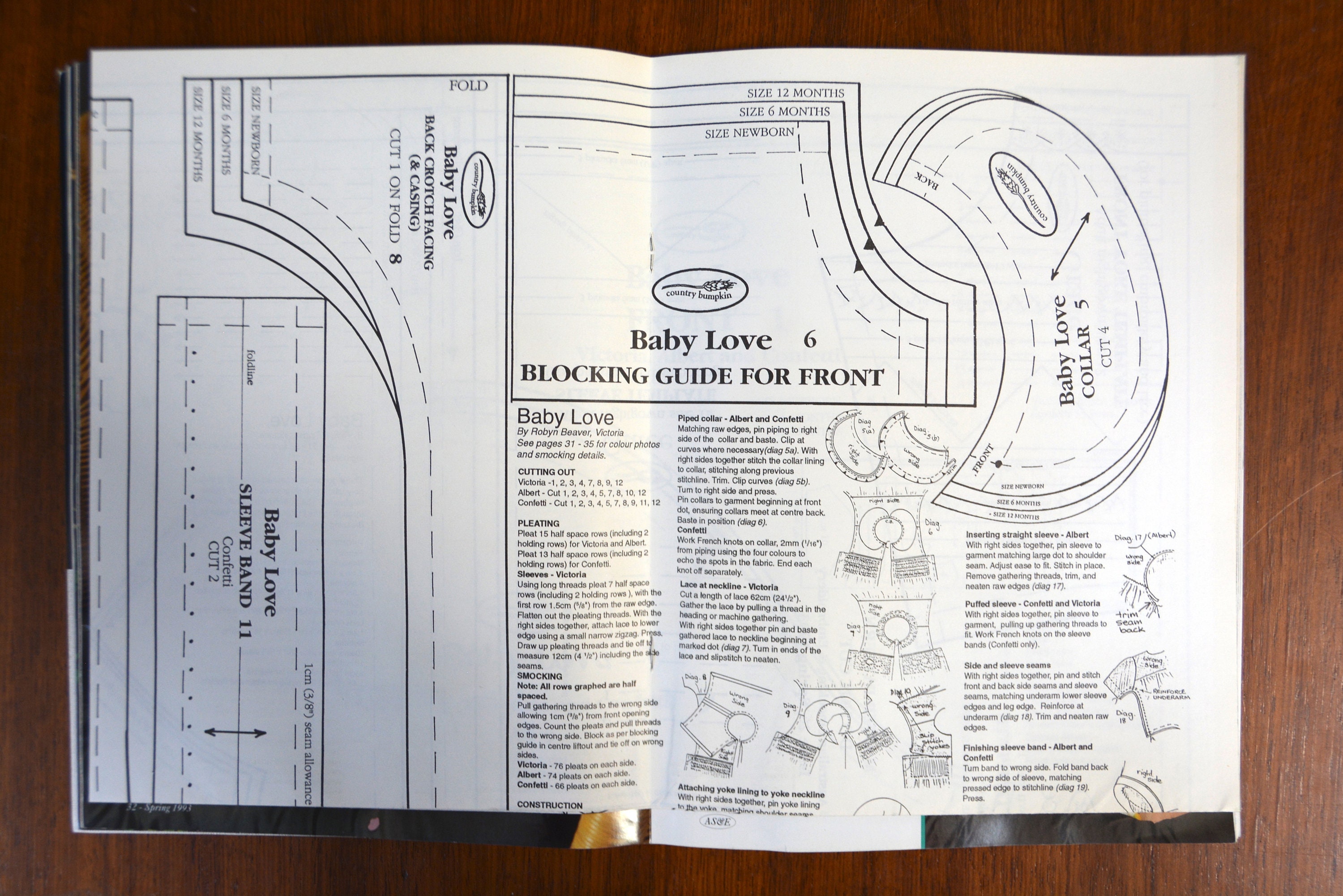 Australian Smocking and Embroidery Issue No. 26 Spring 1993 - Etsy