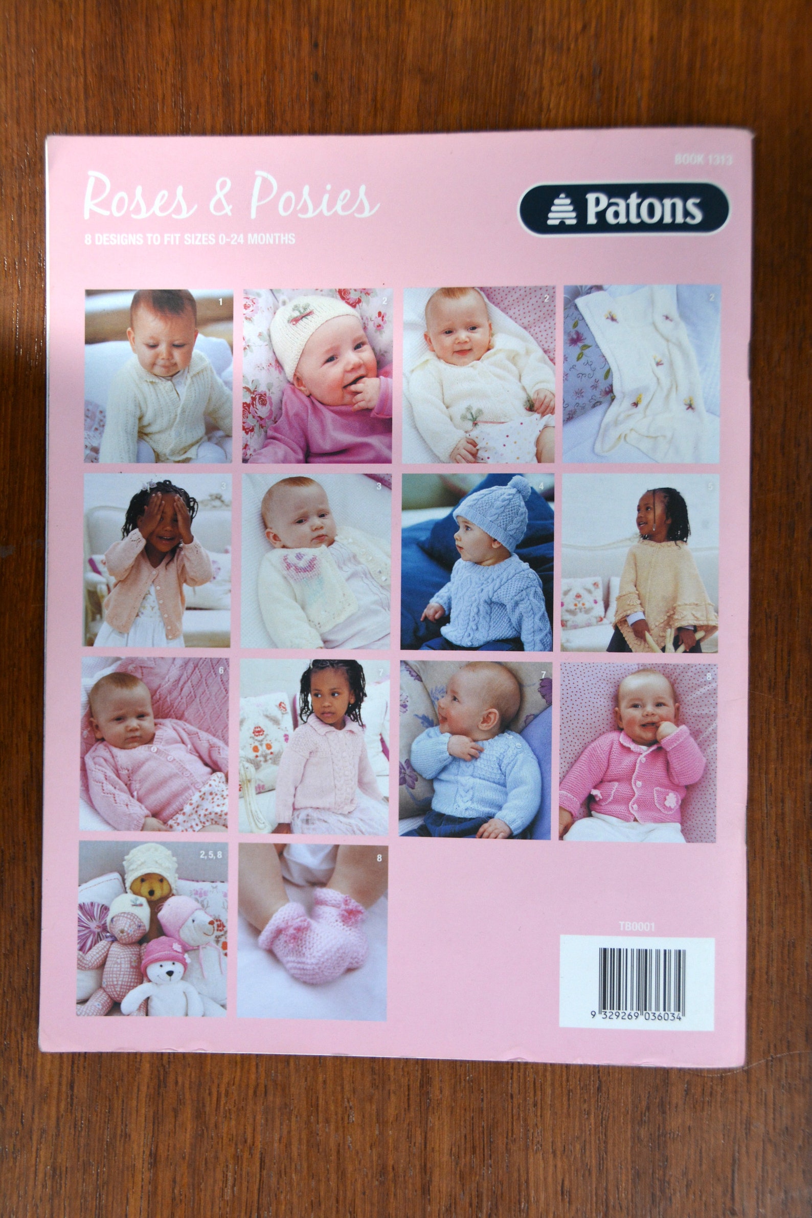 Patons Knitting Pattern Book 1313 Roses and Posies Baby Knits Etsy