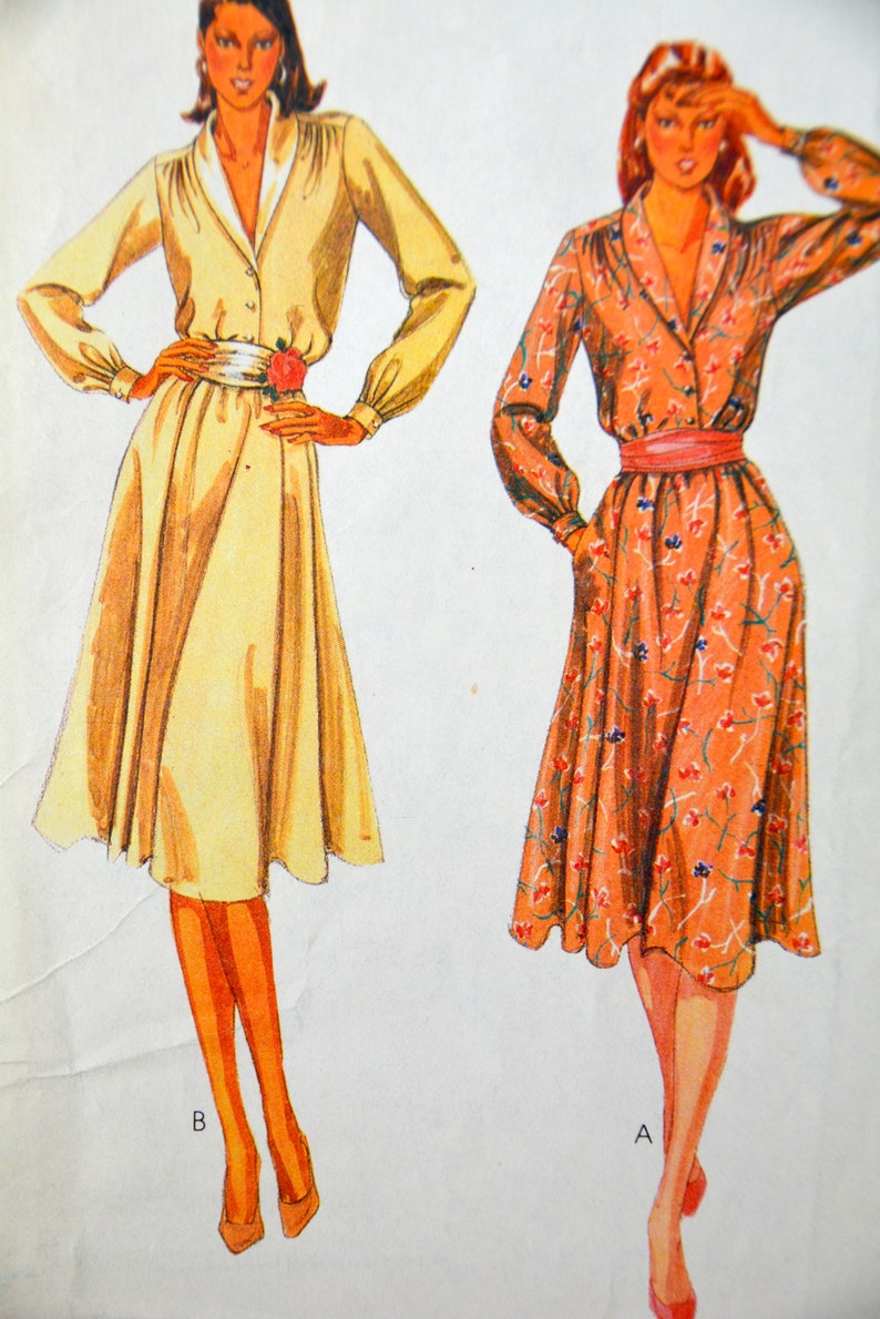 1980 Mccall's Sewing Pattern 7304 Dress and Cummerbund - Etsy Australia