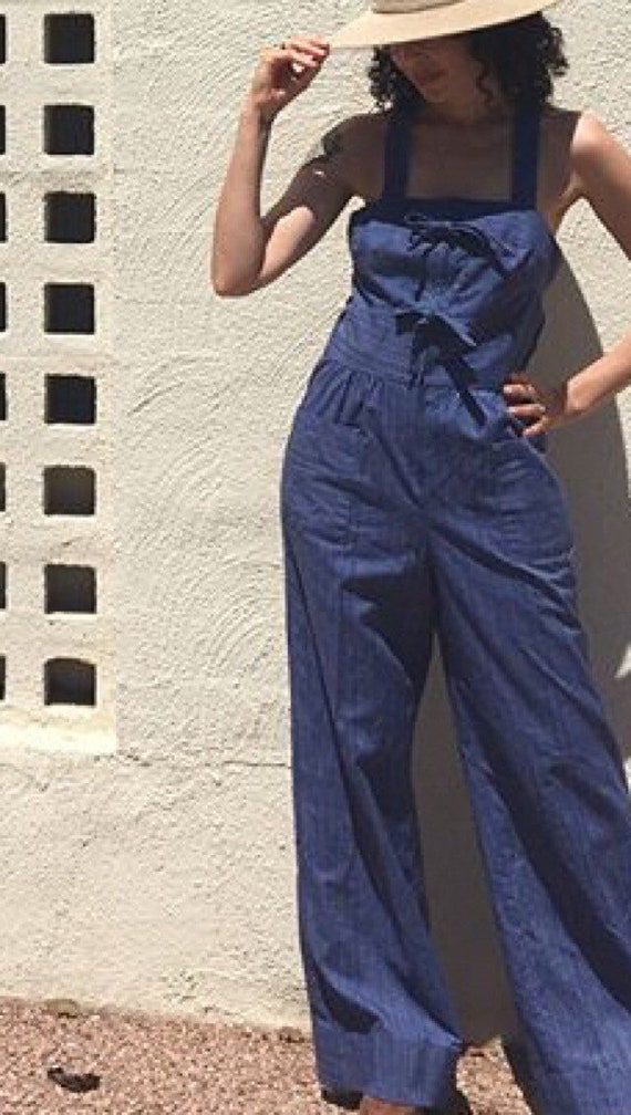 Vintage 70s Denim Jumpsuit