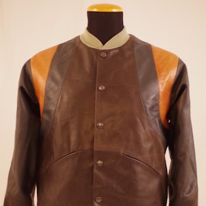 Lether Jacket S II,Recycled Lether free shipping