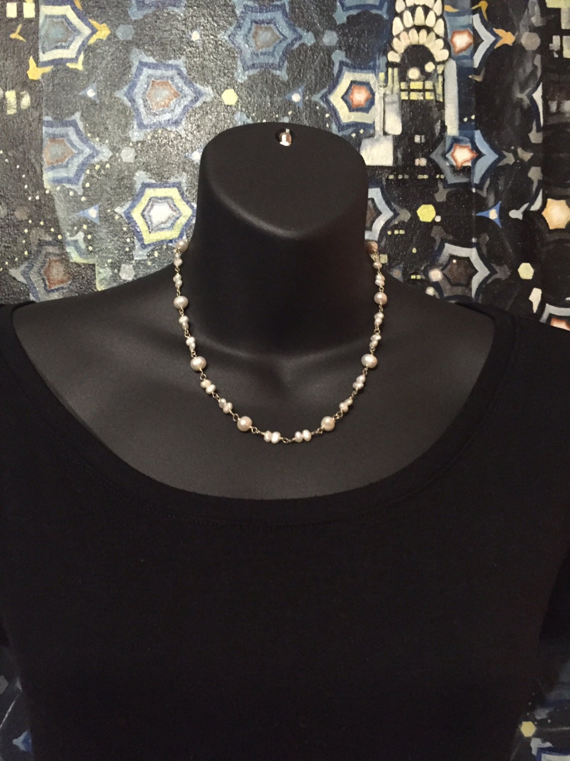 White Pearls With Sterling Silver - Etsy