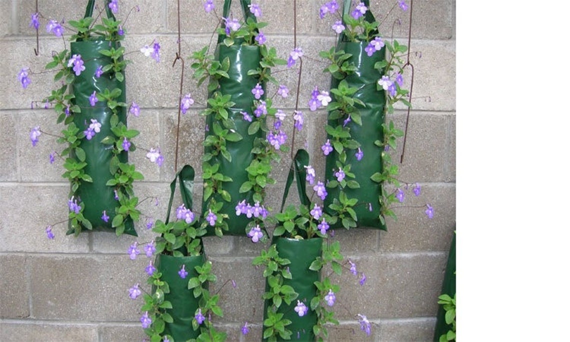 Plant Bag 5 Hanging Flower Pouches Al's Bags DYI Instruction Included