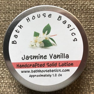 Jasmine Vanilla Solid Lotion