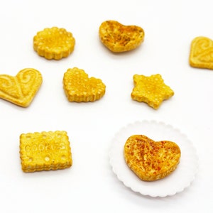 Miniature Cookie Magnet Set | 2 style | Plain or Heart