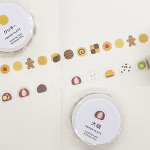 Japanese Washi Tape | Cookies - Daifuku Mochi | Papier Platz