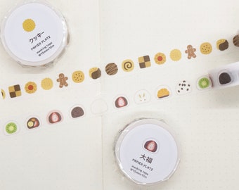 Japanese Washi Tape | Cookies - Daifuku Mochi | Papier Platz