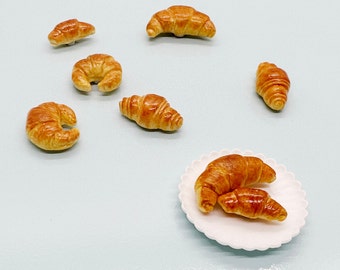 4 Mini Croissant Magnete Set