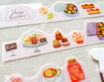 Patisserie | 18mm Japanese Die-Cut Washi Tape 24" Sample | Mind Wave