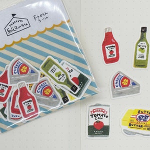Flake Seal | Paper Marche : Seasoning | Furukawashiko | Japanese paper Stickers