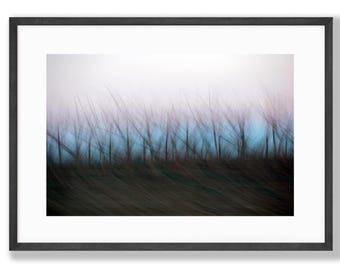 Abstract Tree Photography Print: Blurry Pink & Blue Wall Art (Digital Download)