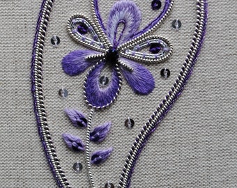 Decorative Silver Paisley PDF download instructions