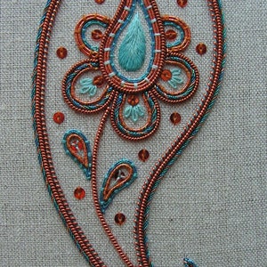 Decorative Copper Paisley PDF download instructions