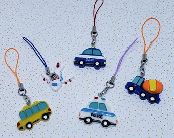 Kids Charm Straps for Zipper Pull Jacket, Backpack, Bag, Cellphone, USB Drive, Keychain, Name Tag, Trinkets, Decoration