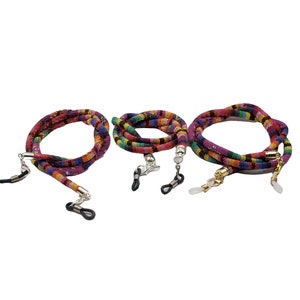 Ethnic Sunglasses Crimson Neck Cloth Rope Cord Retainer Strap Eyewear Lanyard Holder High-End Ethnic Glasses Chain