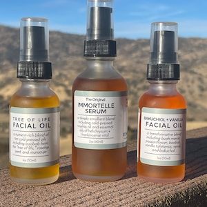 HM’s Custom Facial Oil - Certified Organic with Turmeric