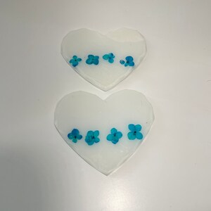 Geometric Heart Coasters - Set of 2