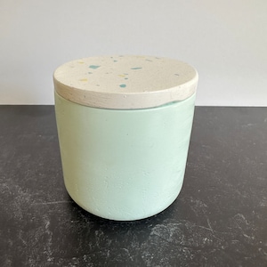 Pot in terrazzostijl Functioneel decor Snuisterijhouder Kleine batch Unieke geschenken Upcycled Zero Waste Cadeaus