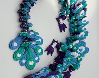 3D Articulated Peacock Dragon
