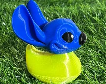 3D Blue Alien Duck