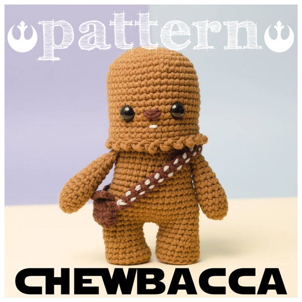 MOTIF CHEWBACCA Star Wars - Chewie wookie (motif en Anglais - Español - Português)