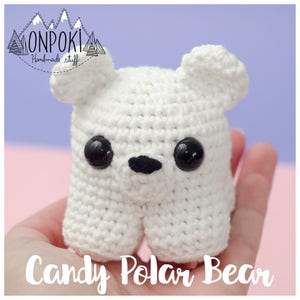 PATTERN Candy Bears bears crochet amigurumi doll 3 patterns in 1 pattern in English and Spanish image 4